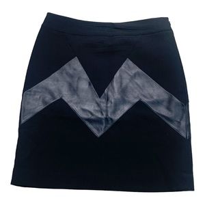 Per Se‎ Carlisle wool leather pencil skirt . Sz 6